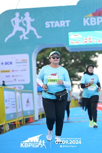 Race photo from KBP City Run 2024