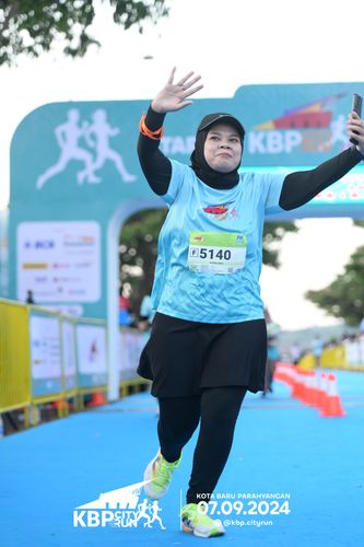 Race photo from KBP City Run 2024