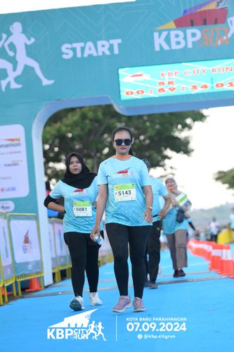 Race photo from KBP City Run 2024