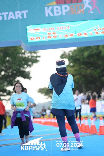 Race photo from KBP City Run 2024