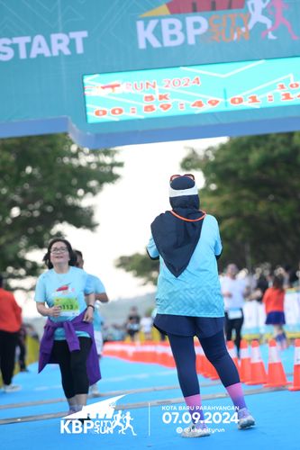 Race photo from KBP City Run 2024