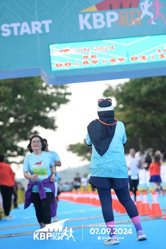 Race photo from KBP City Run 2024