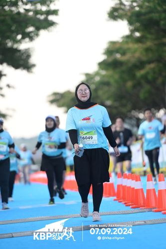 Race photo from KBP City Run 2024