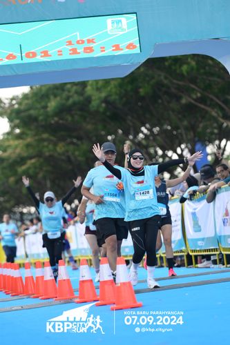 Race photo from KBP City Run 2024