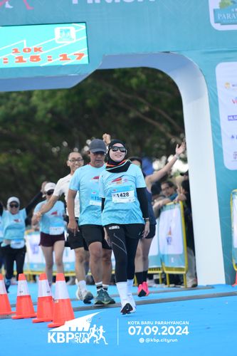 Race photo from KBP City Run 2024