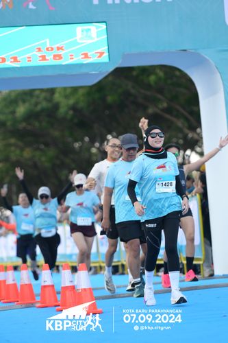 Race photo from KBP City Run 2024