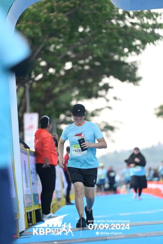 Race photo from KBP City Run 2024