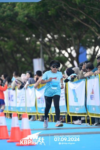 Race photo from KBP City Run 2024