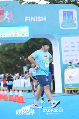 Race photo from KBP City Run 2024
