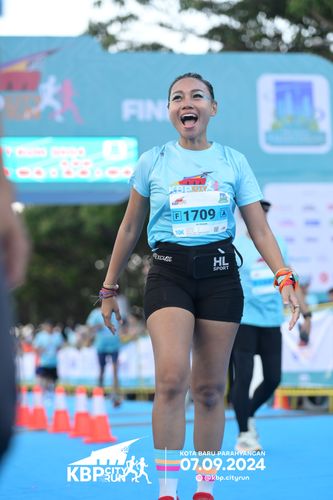 Race photo from KBP City Run 2024