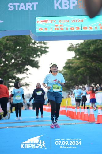 Race photo from KBP City Run 2024