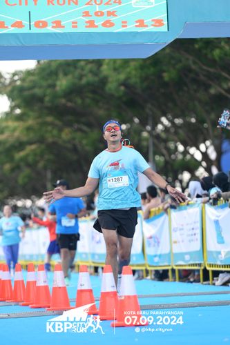 Race photo from KBP City Run 2024