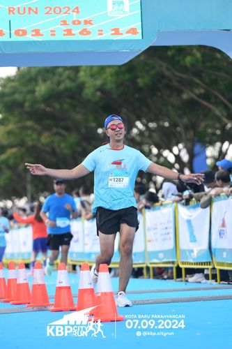 Race photo from KBP City Run 2024