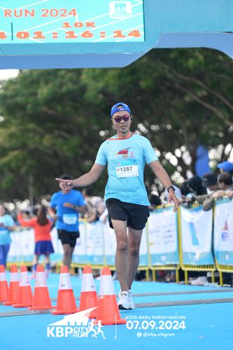 Race photo from KBP City Run 2024
