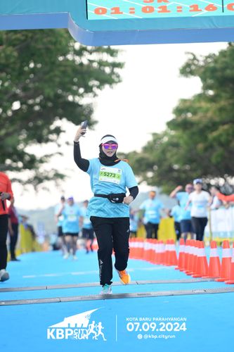 Race photo from KBP City Run 2024