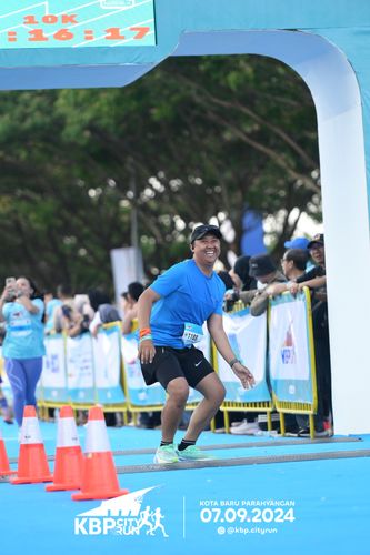 Race photo from KBP City Run 2024