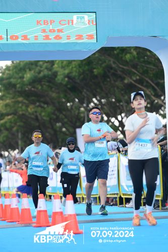 Race photo from KBP City Run 2024