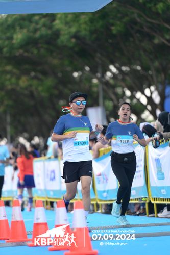Race photo from KBP City Run 2024