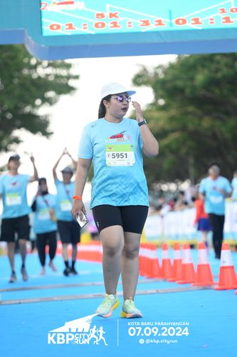 Race photo from KBP City Run 2024