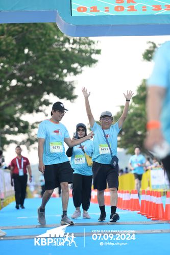 Race photo from KBP City Run 2024