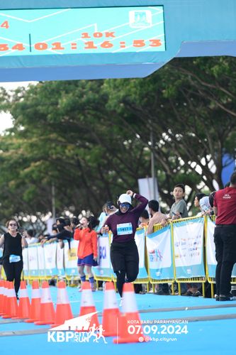 Race photo from KBP City Run 2024
