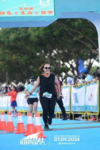 Race photo from KBP City Run 2024