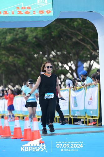 Race photo from KBP City Run 2024