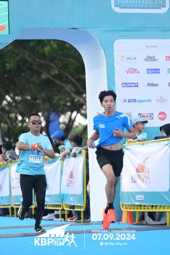 Race photo from KBP City Run 2024