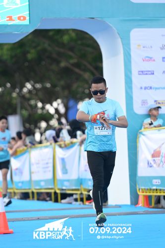 Race photo from KBP City Run 2024