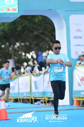Race photo from KBP City Run 2024