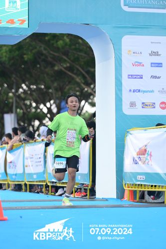 Race photo from KBP City Run 2024