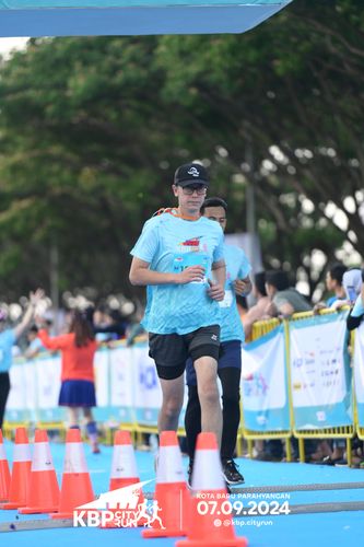 Race photo from KBP City Run 2024