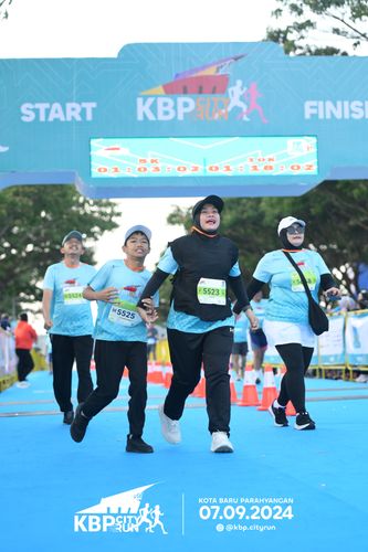 Race photo from KBP City Run 2024