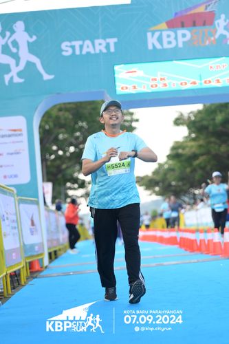 Race photo from KBP City Run 2024