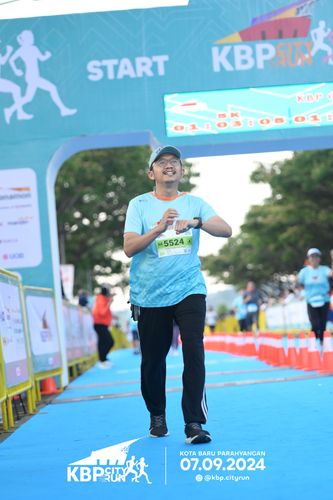 Race photo from KBP City Run 2024