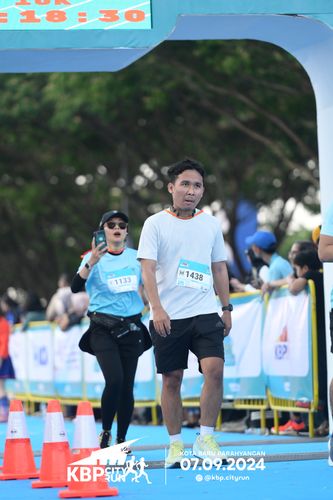 Race photo from KBP City Run 2024