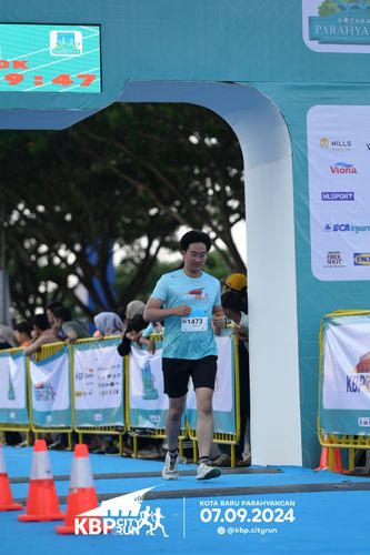 Race photo from KBP City Run 2024