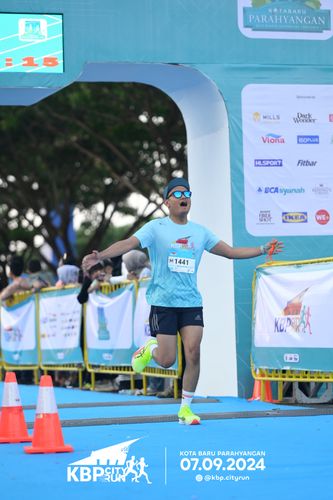 Race photo from KBP City Run 2024