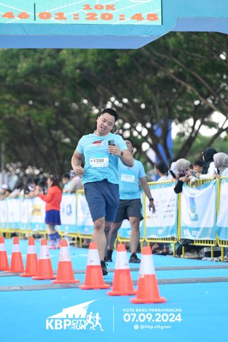 Race photo from KBP City Run 2024