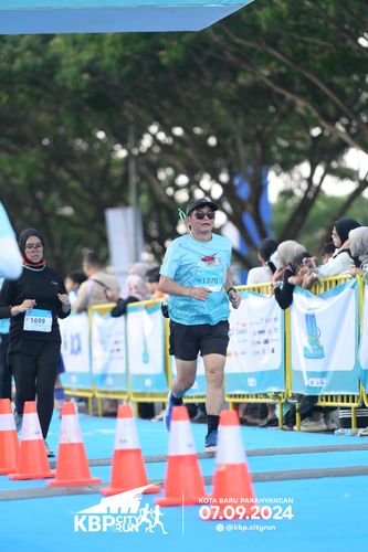 Race photo from KBP City Run 2024