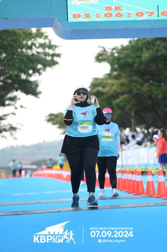Race photo from KBP City Run 2024