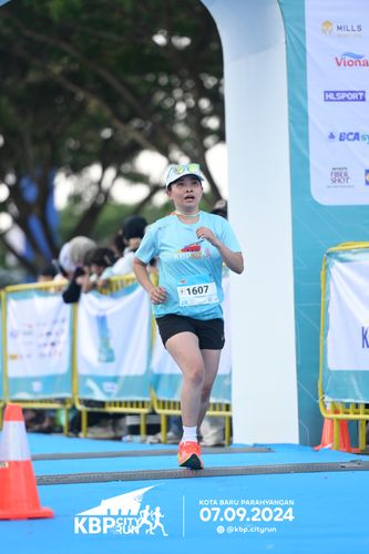 Race photo from KBP City Run 2024