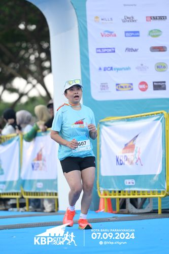 Race photo from KBP City Run 2024