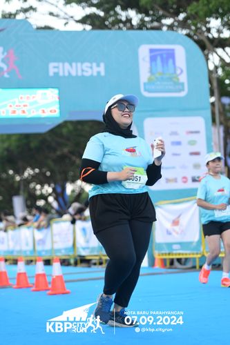 Race photo from KBP City Run 2024