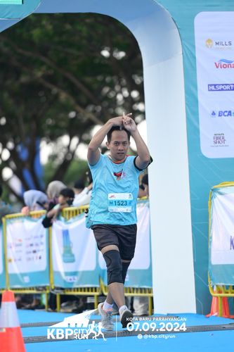 Race photo from KBP City Run 2024