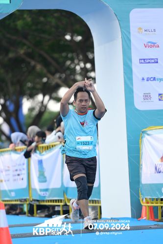 Race photo from KBP City Run 2024