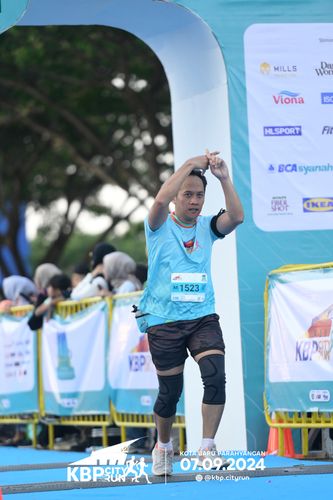 Race photo from KBP City Run 2024