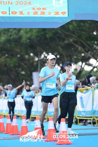 Race photo from KBP City Run 2024