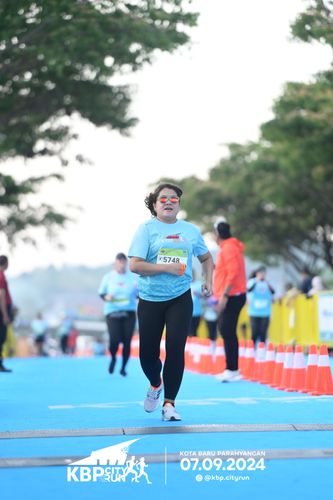 Race photo from KBP City Run 2024