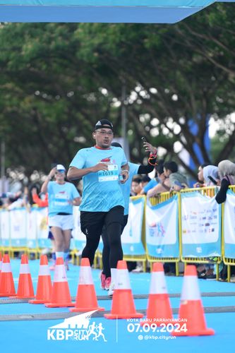Race photo from KBP City Run 2024